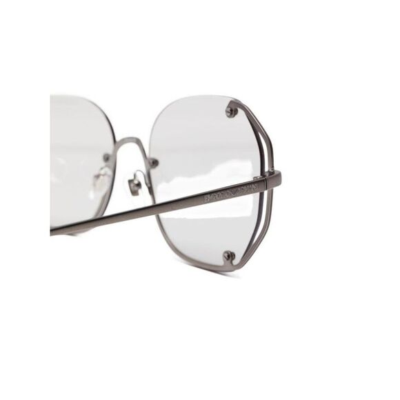 EMPORIO ARMANI Women's Rimless Geometric Sunglasses Women LIGHT GREY - Picture 3 of 3